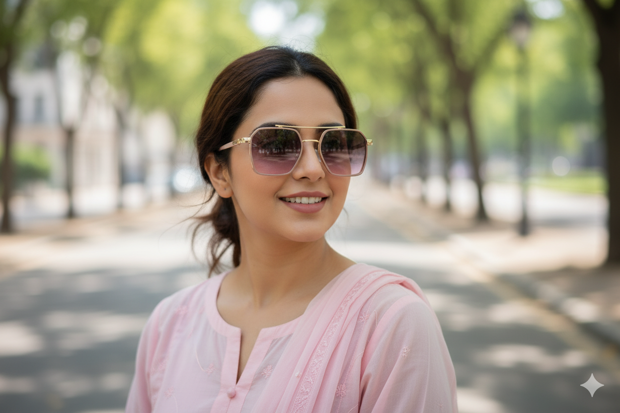 Original Pro Edition Pink 8697 - Chashmay Lagao -  Unisex - Sunglasses (Brand Case Included)