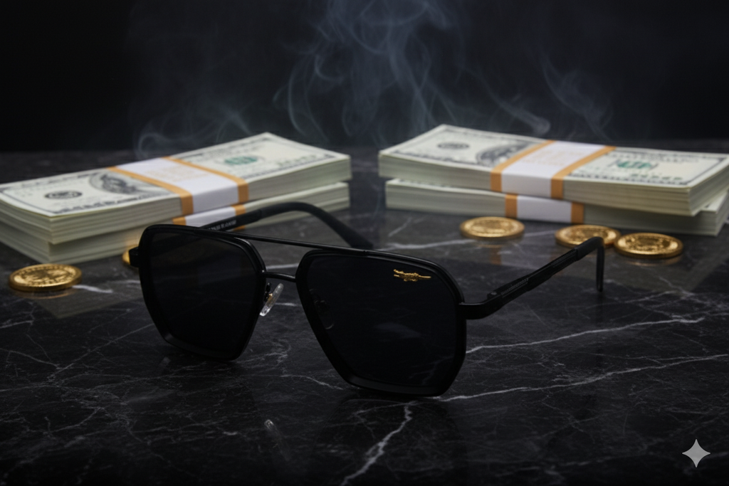 Lacoste - Full Black Premium Edition - Sunglasses (Brand Case Included)