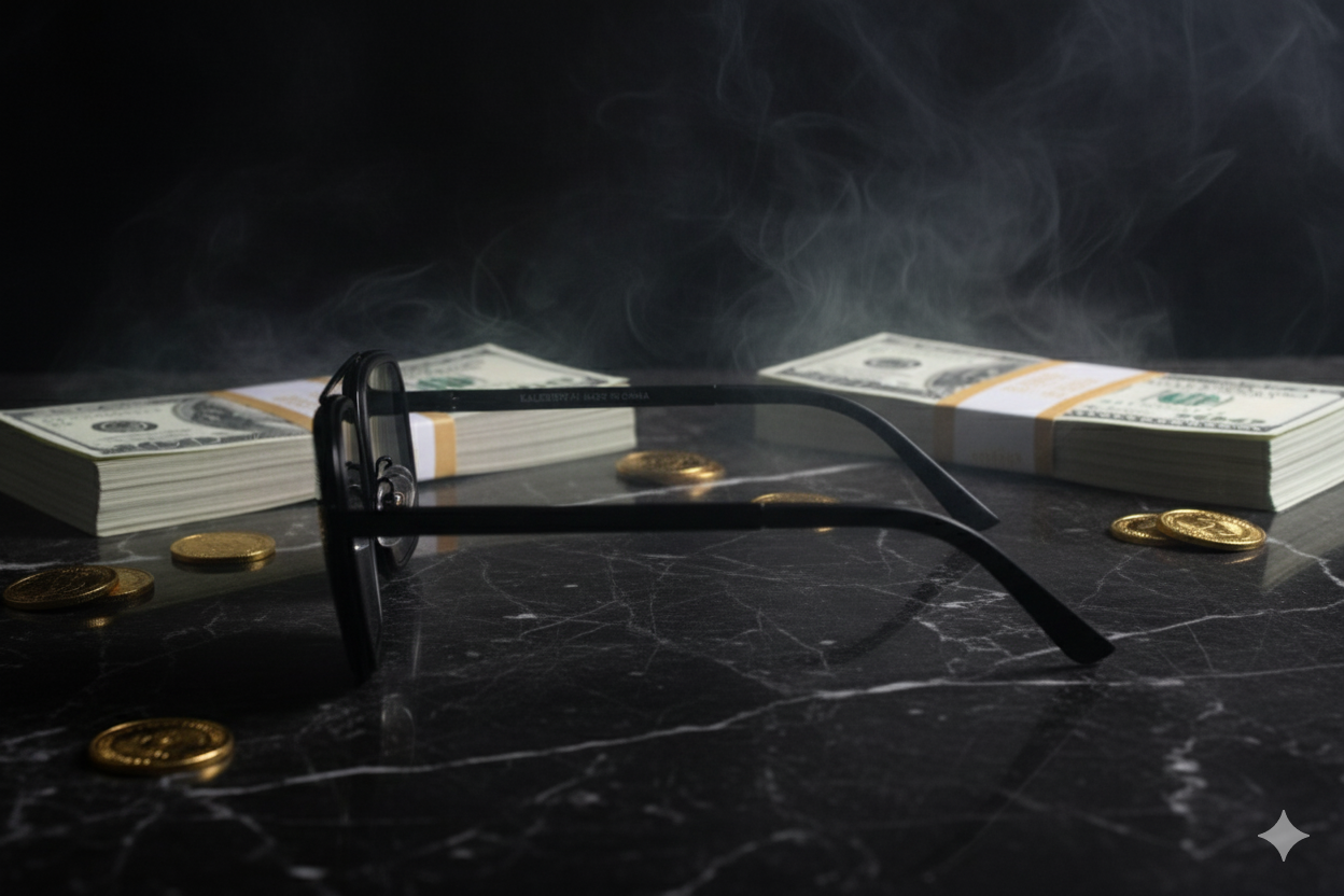 Lacoste - Full Black Premium Edition - Sunglasses (Brand Case Included)