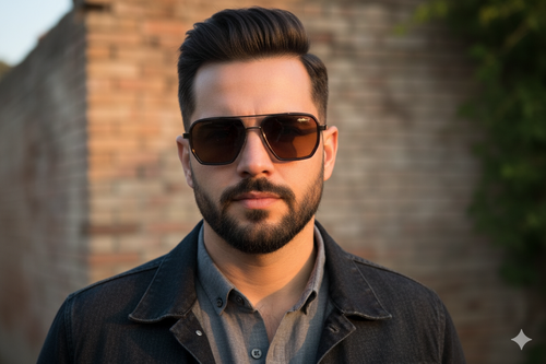 Lacoste - Dark Caramel Premium Edition - Sunglasses (Brand Case Included)