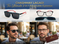 The Ultimate 2 in 1 Pro Sunglasses  + Transparent Glasses - Red Green (Brand Case Included)