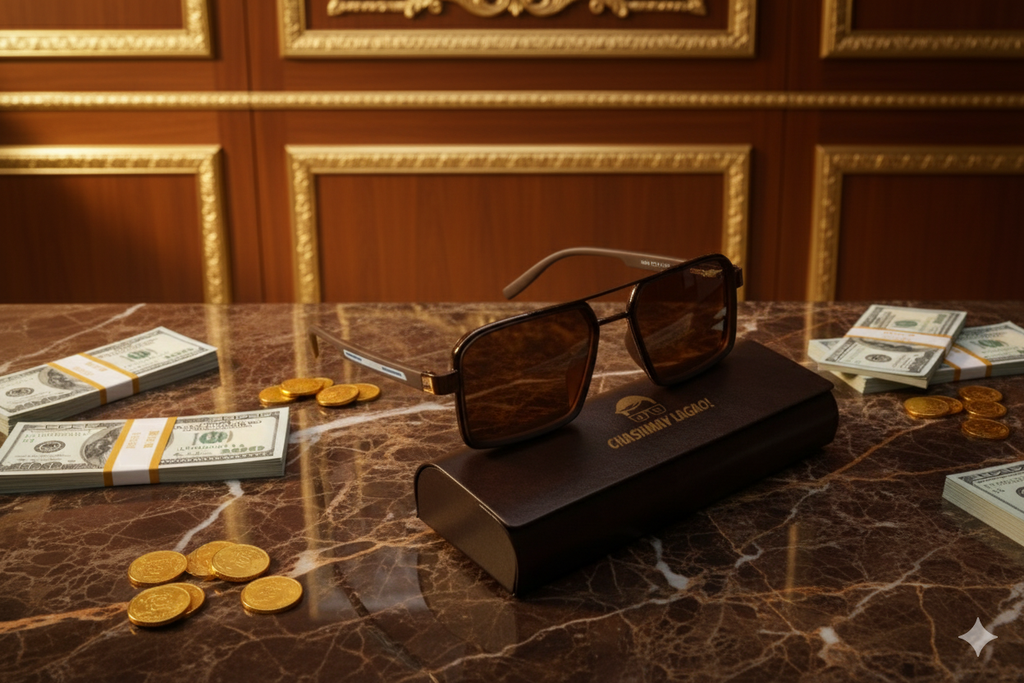 Lacoste - Dark Caramel Premium Edition - Sunglasses (Brand Case Included)