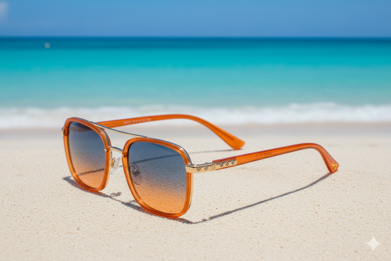 Orange Frame Rainbow - Original Pro Edition - Unisex - Sunglasses -  (Brand Case Included)