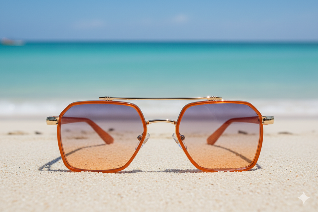 Orange Frame Rainbow - Original Pro Edition - Unisex - Sunglasses -  (Brand Case Included)