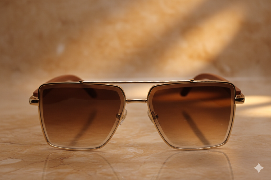 Gold 100 - Original Pro Edition - Chashmay Lagao - Sunglasses (Brand Case Included)