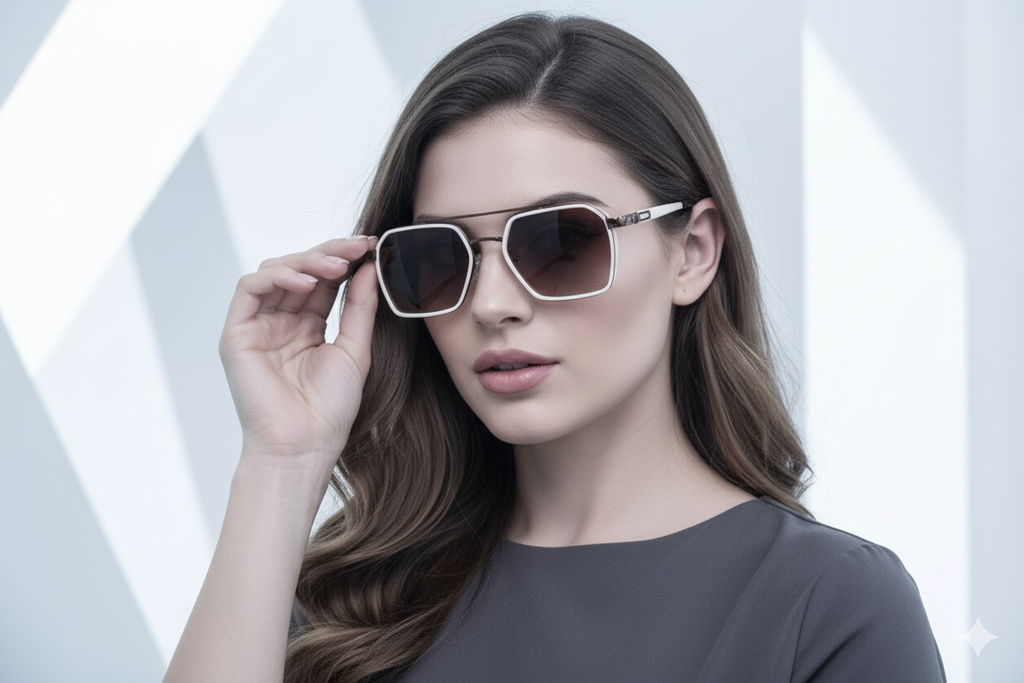 White Frame 33 - Original Pro Edition - Unisex - Sunglasses (Brand Case Included)